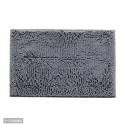 ZeniZeni Microfiber Super Soft Door Mat Skid Solid Bathroom Rugs for Home Bedroom Living Rooms Entrance Size 60x40 cm with 25mm Pile Hight Pack of 3