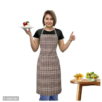 Stylish Cotton Checked Waterproof Aprons