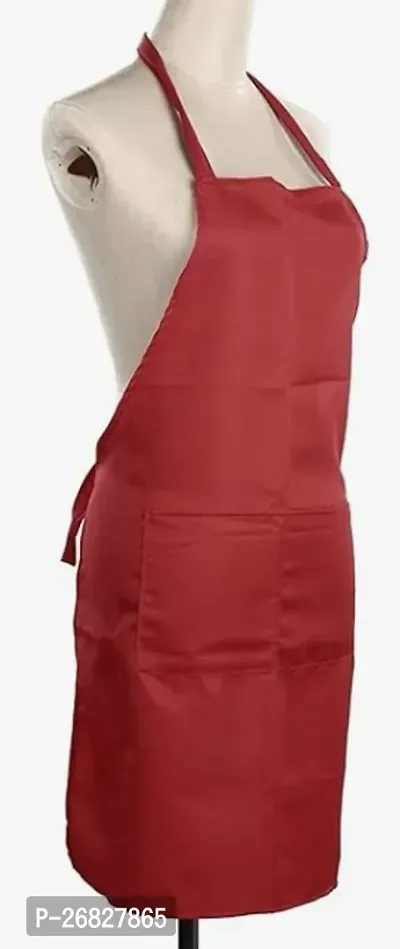 Stylish Cotton Solid Waterproof Aprons-thumb0