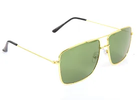 Arsh Enterprises Rectangular Sunglass For Men  Women (Green)-thumb1