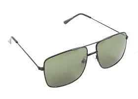 Arsh Enterprises Rectangular Sunglass For Men  Women (Green)-thumb1