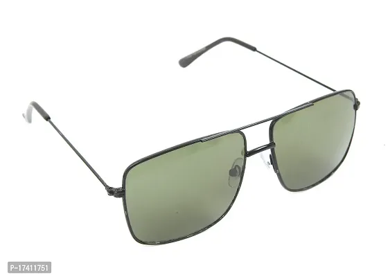 Arsh Enterprises Rectangular Sunglass For Men  Women (Green)-thumb2