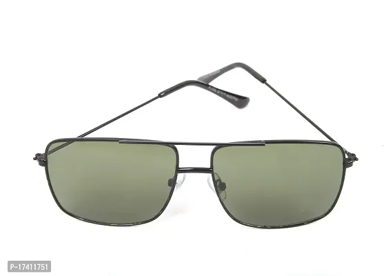 Arsh Enterprises Rectangular Sunglass For Men  Women (Green)-thumb4