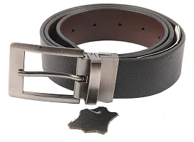 Arsh Enterprises Genuine Leather Reversible Belt For Men-thumb2