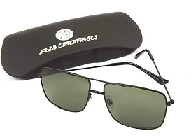 Arsh Enterprises Rectangular Sunglass For Men  Women (Green)-thumb4