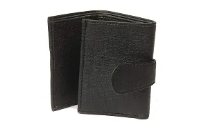 Arsh Enterprises Genuine Leather Wallet for Men [Black]-thumb2