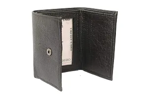 Arsh Enterprises Genuine Leather Wallet for Men [Black]-thumb3