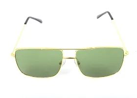 Arsh Enterprises Rectangular Sunglass For Men  Women (Green)-thumb2