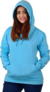 Fancy Elegant Women Sweatshirts (XL) SkyBlue-thumb3