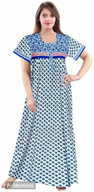 Stylish Cotton Printed Nighty