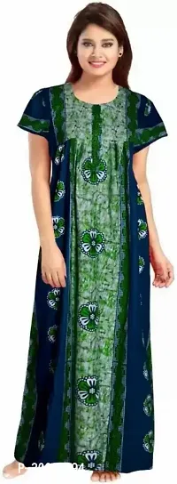 Stylish Cotton Printed Nighty-thumb0