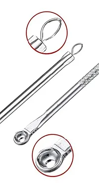 Blackhead Remover Pimple Blemish Extractor Pin Tool  (Pack of 4)-thumb1