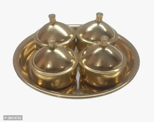 Brass Kumkum  chandan roli holder