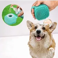 Dog Bath Brush Body Scrubber for Bathing Soft Silicone Brushes Groomers for Pet Plain/ Bristle Brushes for Dog  Cat, Cow, Horse, Dog, Cat, Rabbit, Monkey, Donkey, Turtle-thumb1