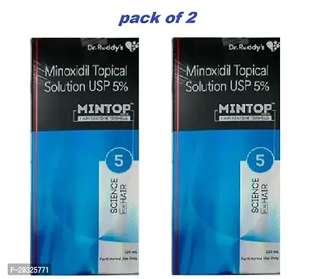 Mintop 5% Minoxidil Solution for man and women (pack of 2)