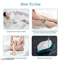 Magic Crystal Hair Eraser for Women and Men, Hair Remover Painless Exfoliation Hair Removal Tool for Arms Legs Back, Washable Crystal Epilator Without Shaving for Smooth Skin Gifts-thumb1