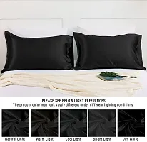 Comfortable Silk Solid Pillow Covers- Set Of 2-thumb4