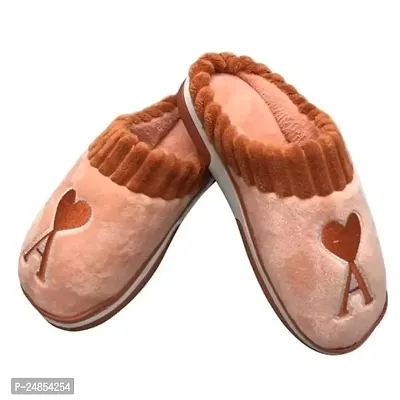 Fur winter plush home slippers for ladies-thumb0