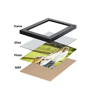 The Art Store Wood Frame With Glass 7 Photo Frame (Black)(Wall Mount, 7.00)-thumb2