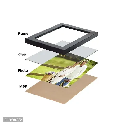 The Art Store Wood Frame With Glass 7 Photo Frame (Black)(Wall Mount, 7.00)-thumb3