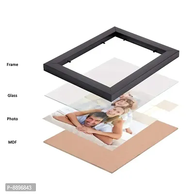 Wall Collage Photo Frames (5X7-1  4X6-6) (Black)(Wood, Pack Of 7)-thumb3