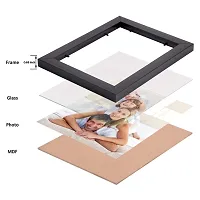 Wall Photo Frames With Glass (Size - 6x8-2 Frames) (Black)-thumb2
