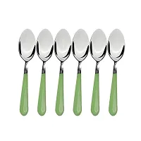 NEW STYLISH PLASTIC, STAINLESS STEEL CUTLERY SET (PACK OF 24)-thumb2