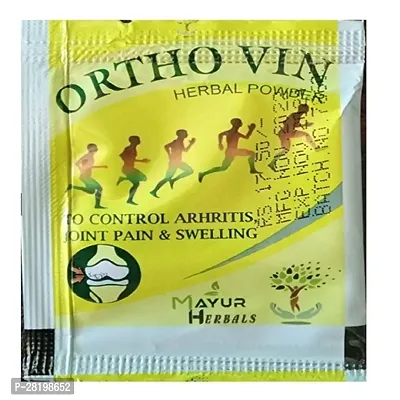 Ortho Vin Herbal Powder | To Control Arthritis Joints Pain  Swelling| pouch pack of 28-thumb0