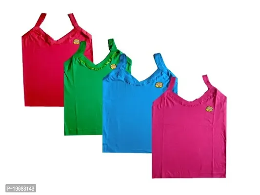 Multicolor Camisoles For Girls-Pack Of 4