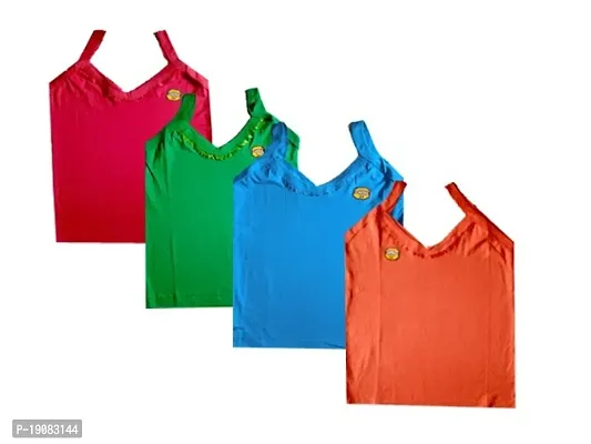 Multicolor Camisoles For Girls-Pack Of 4