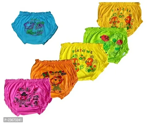 Girl Kids Cotton Inner Brief Printed Panti Combo Pack Of 6-thumb0