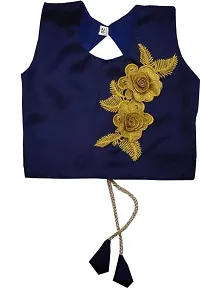 Lotus Girls Lehenga Choli Ethnic Wear Embroidered Lehenga, Choli and Dupatta Set-thumb3