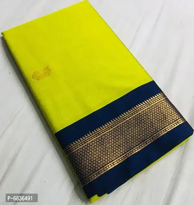 Womens Cotton silk saree.-thumb0