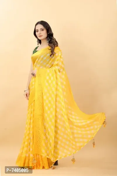 Elegant Brasso Saree With Blouse Piece For Women-thumb2