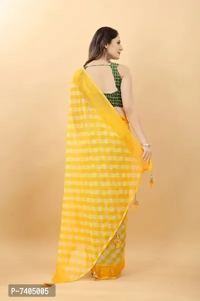 Elegant Brasso Saree With Blouse Piece For Women-thumb4