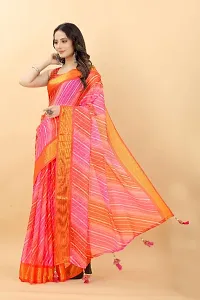 Beautiful Chiffon Saree With Blouse Piece For Women-thumb2