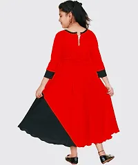 Digimart Girl S Fancy Dress Frock Redblack-thumb1