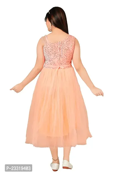 Stylish Fancy Frocks and Net A-Line Dress For Girls-thumb4