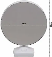 Shipra Plastic Round Magic Mirror (White, 1 Photo(s), 8x8)-thumb2