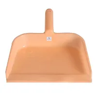 Durable Multi Surface Plastic Dustpan with Handle Pack of 3-thumb1