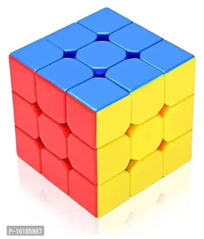 COMBO (PACK OF 3) Pyramid , 3X3 and 2X2 Magic High Speed Cube Toy For Kids  Adults | Puzzle Games | ( Pyramid Cube Size : 10 cm, speed cube size: 5.5cm and 2X2 Cube Size: 5 cm)-thumb3