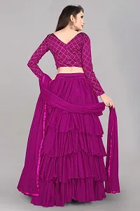 Lehenga Choli Dress Material Pink-thumb1