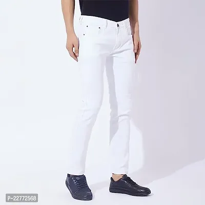 Classic Cotton Solid Jeans for Men-thumb2