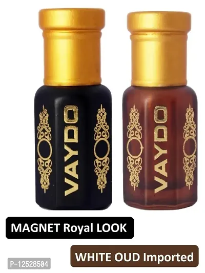 vaydo MAGNET + WHITE OUD combo Attar/Perfume, Apply directly (6+6ML) Floral Attar  (Mus