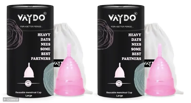 vaydo Reusable Menstrual Cup  (Pack of 2)