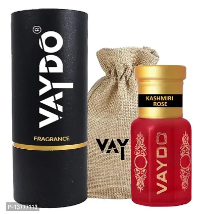 vaydo KASHMIRI ROSE  Attar/Perfume 6 ML (Long Lasting 24 hrs, Alcohol-Free)MenWomen Floral Attar