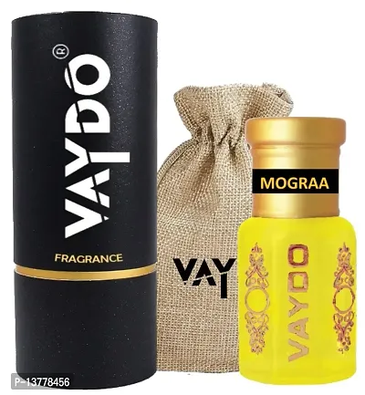 vaydo MOGRAA pure Attar/Perfume 6 ML (Long Lasting 24 hrs, Alcohol-Free)MenWomen Floral Attar-thumb0