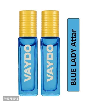 vaydo BLUE LADY new 16 ml Classic Fancy Attars,Non-Alcoholic Premium Quality Floral Attar-thumb0