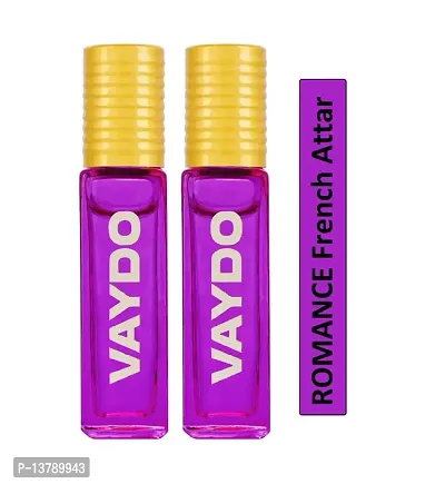vaydo ROMANCE FRENCH Non-Alcoholic Premium Quality Attar Perfume For Men  Women Floral Attar 16 ml combo