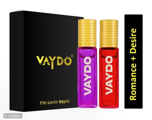 vaydo ROMANCE FRENCH + DESIRE LUXURY Most Long Lasting Attar For Men, 16 ml Best natural undiluted New Attar-thumb0